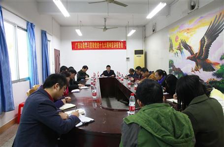 公司黨委副書(shū)記賴(lài)海標(biāo)到機(jī)電公司宣講十九大精神