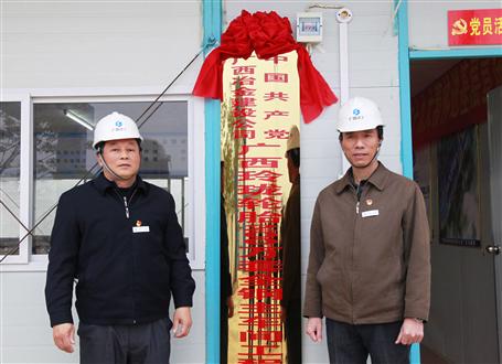 發(fā)揮戰(zhàn)斗堡壘作用！冶建又一個(gè)項(xiàng)目部黨支部揭牌