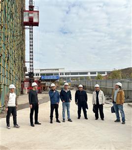 集團(tuán)公司檢查組到冶建第五分公司項(xiàng)目開展年終質(zhì)量安全綜合大檢查