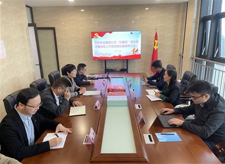 集團(tuán)公司檢查組到南寧中心開展五星級黨支部評星定級工作