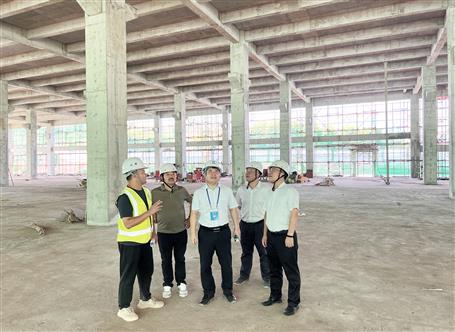 陳禮松到冶建公司廣安項目開展第三季度質(zhì)量安全大檢查